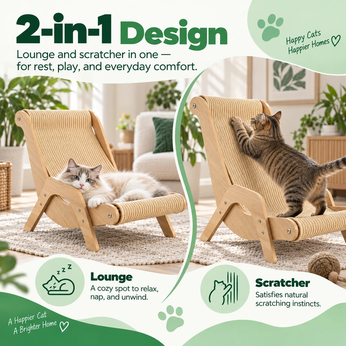 Zoo Point™ Scratch Lounger