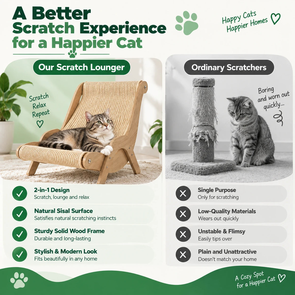 Zoo Point™ Scratch Lounger